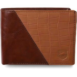 SAMTROH Men Tan Artificial Leather Wallet (5 Card Slots)