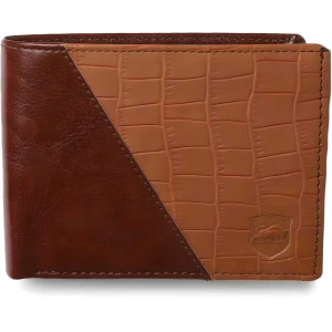 SAMTROH Men Tan Artificial Leather Wallet (5 Card Slots)