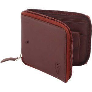 SAMTROH Men Brown Artificial Leather Wallet (5 Card Slots)