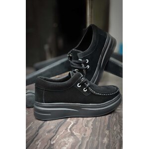 Casual Platform Wedge Heel Lace Up Shoes For Women