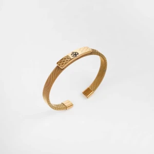 Om Gold Cuff